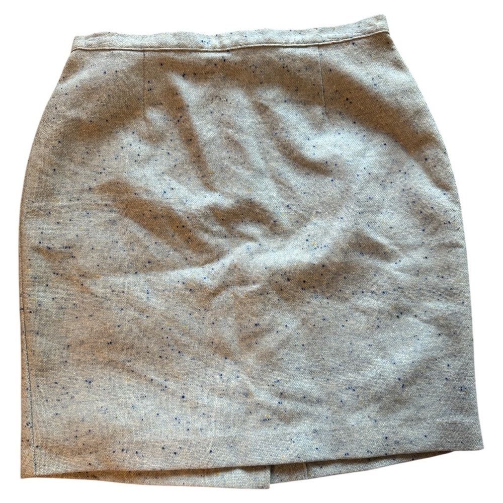 Blue Wool Skirt